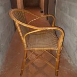 Rattan armchair