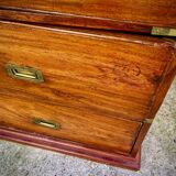 Commode de bateau en teck XIXe en deux parties