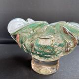 Multilayer glass bag cup with metal oxide inclusions - XXth