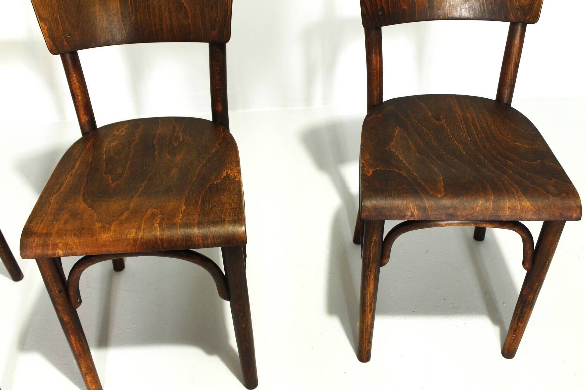 Pub Chairs from Thonet H-48, 1930s, Set of 4