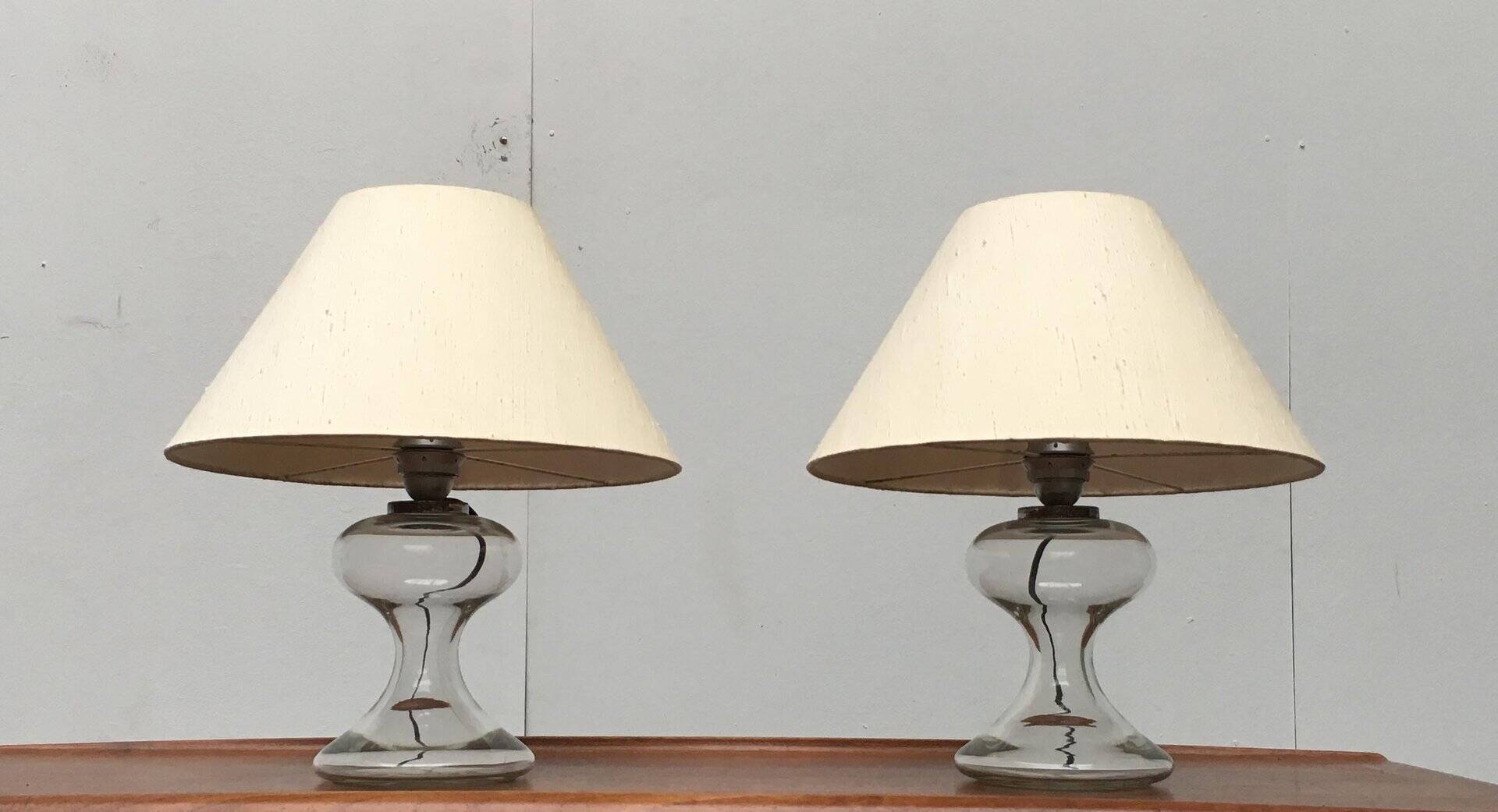 Mid-Century German table lamps ML 1 by Ingo Maurer for M Design, 1960s, set of 2