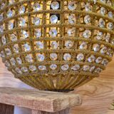 Magnificent and spectacular vintage Italian spherical chandelier.