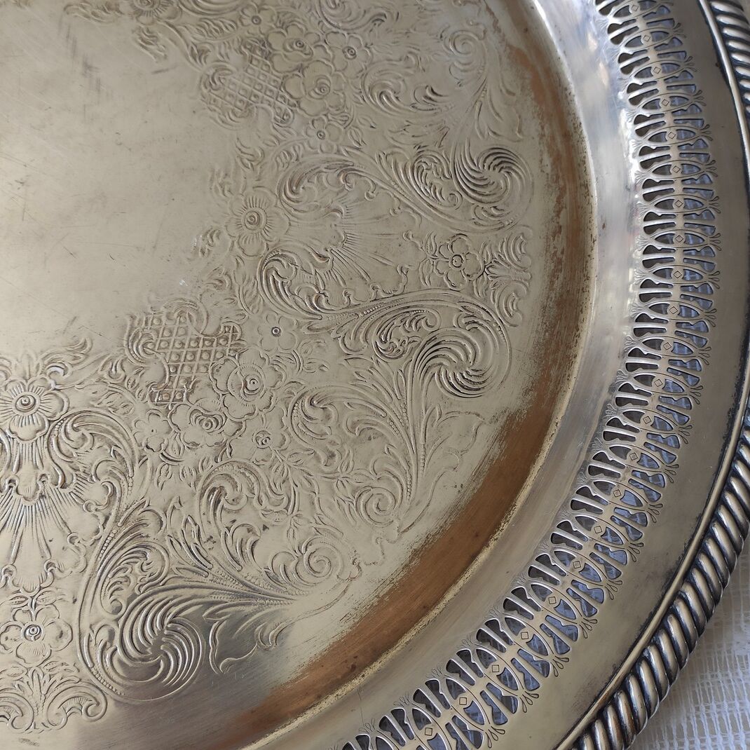 Silver tray