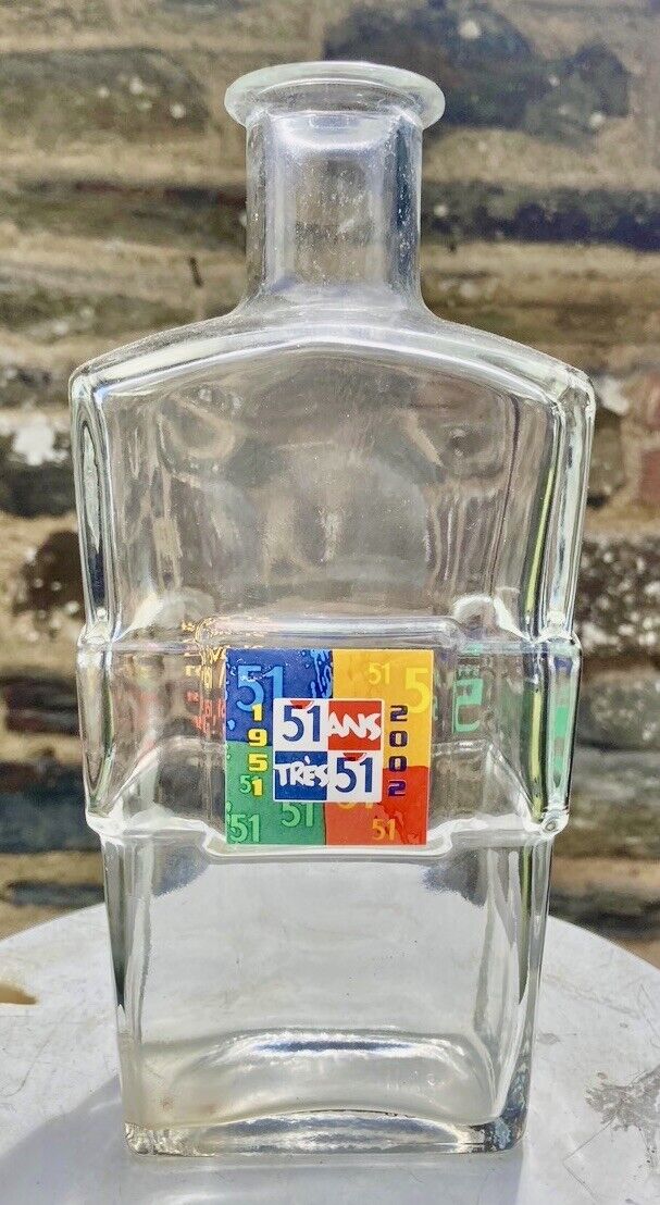set of 2 old advertising decanters Pastis 51