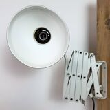 Grey German Industrial Scissor Wall Lamp from SIS, 1960s