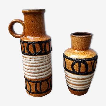 Duo de vases ouest allemagne