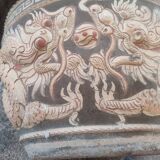 Large Asian terracotta pot