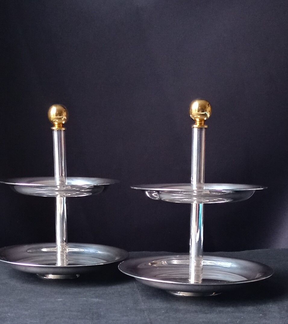 2 sweet displays, Orfevrerie Vuillermet