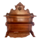 Elegant French Wall Shelf Saint-Hubert – Carved Walnut, Late 11th Century