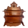 Elegant French Wall Shelf Saint-Hubert – Carved Walnut, Late 11th Century
