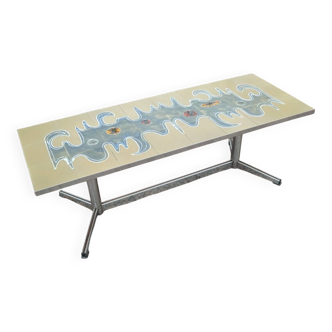 Vintage ceramic coffee table.