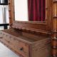 Armoire miroir Faux bambou en Pin Français 19e siecle