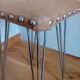 SIF foot stool Eiffel chrome metal