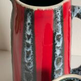 2 pichets, vases vintage en céramique d’art Luc Vallauris