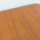Rectangular dining table in vintage Scandinavian style from the 50s and 60s, made of teak.