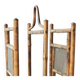Anglo-Japanese bamboo imitation magazine rack, tortoiseshell, 19th century.