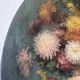 Oval bouquet, oil on canvas