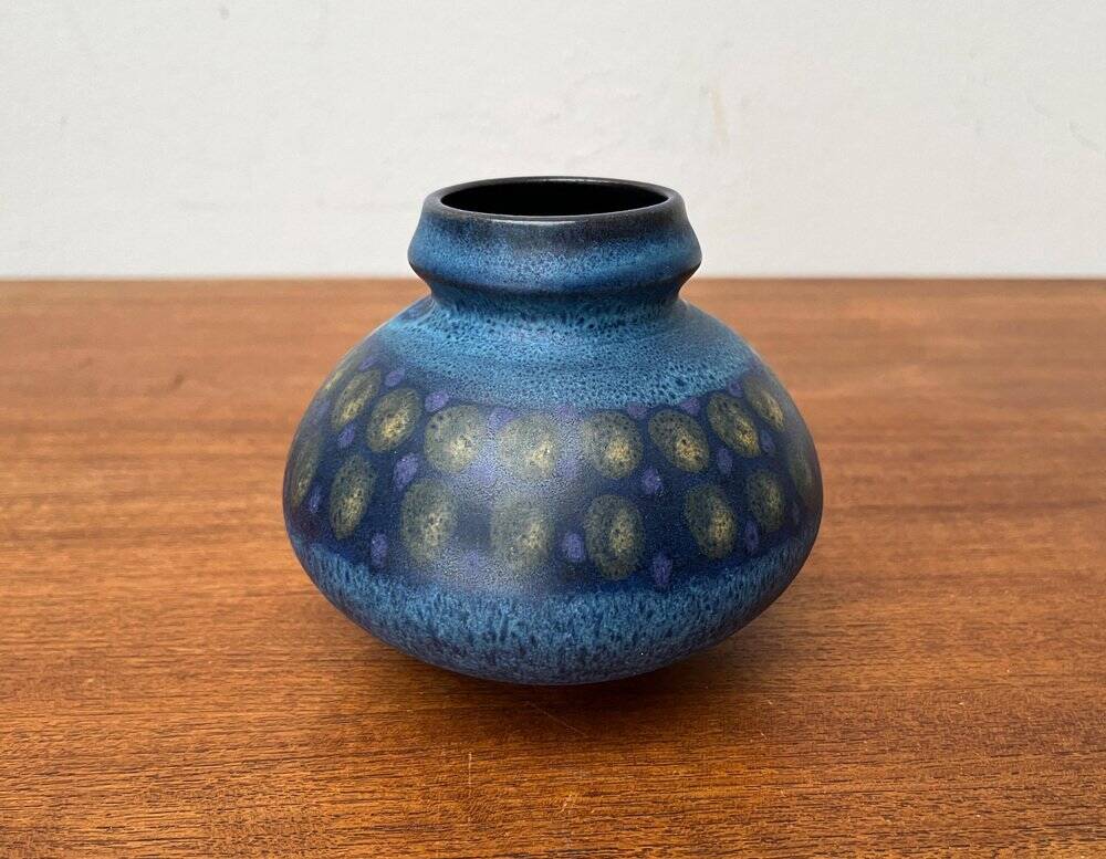 Vintage German ceramic vase from the Viola series by KMK Keramik Manufaktur Kupfermühle, 1970s.