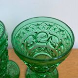 Paire de verres cristal Baccarat Charles X