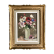 Tableau bouquet d'anémones années 1930