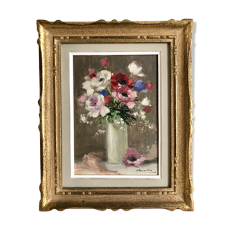 Table Bouquet d'Anémones, 1930s.