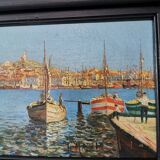 Pair of oil paintings on canvas 1930s