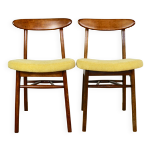 Chaises Ha?as vintage - jaunes