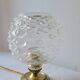 Brass and glass lamp