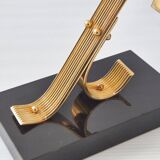 Paire de serre-livres Gold Starry vintage 1960