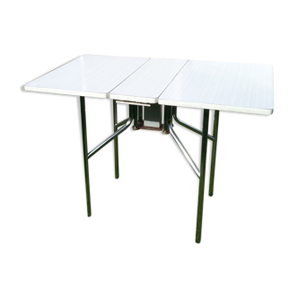 White formica table