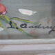 Painting painting bouquet flowers signed L.Audrey