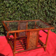 Cane rattan coffee table