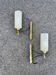 Paire d’appliques vintage 1950-60 arlus métal et verre