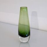 Vintage Scandinavian glass vase 1960