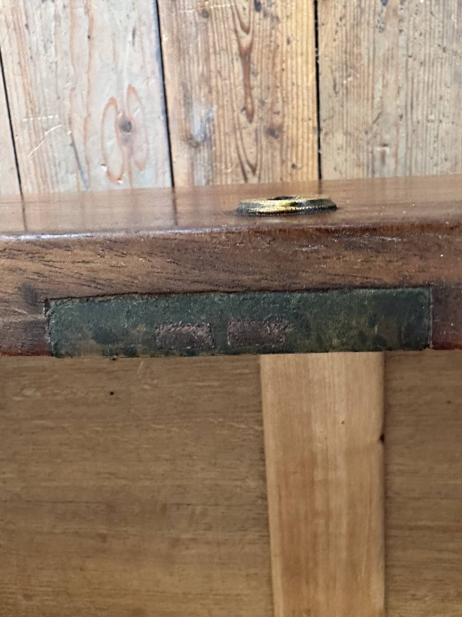 Antique military campaign chest