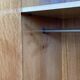 Vintage rattan and woven wicker wardrobe 1970s