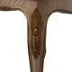 Paire de chaises d'appoint en canne de style Louis XV peintes en or et vert.
