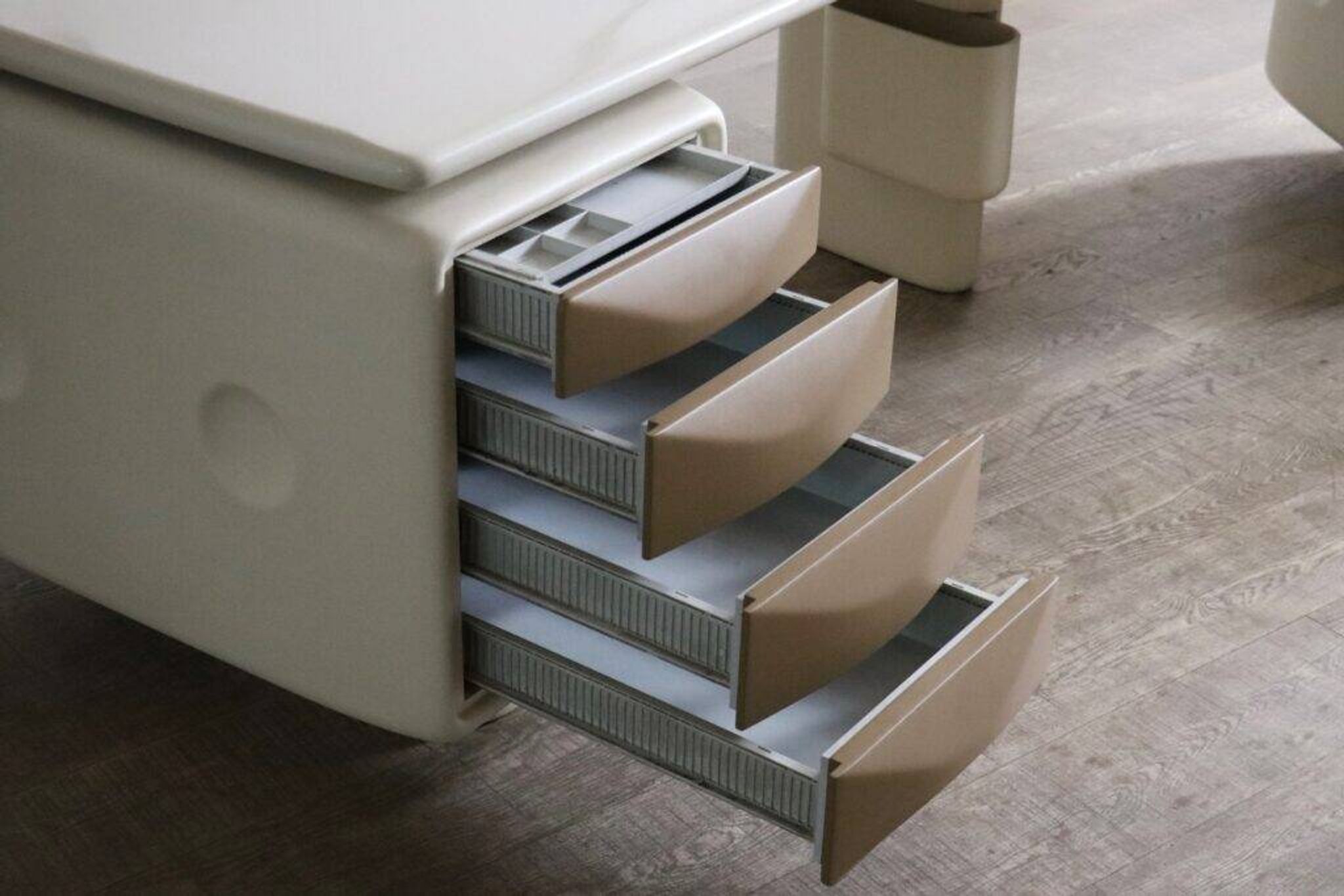 Ernest Igl Jet corner desk for Wilhelm Werndl, 1970s