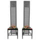 Mid-Century Modern Mackintosh "292 Hill House 1" Italian Pair of Ashwood Chairs