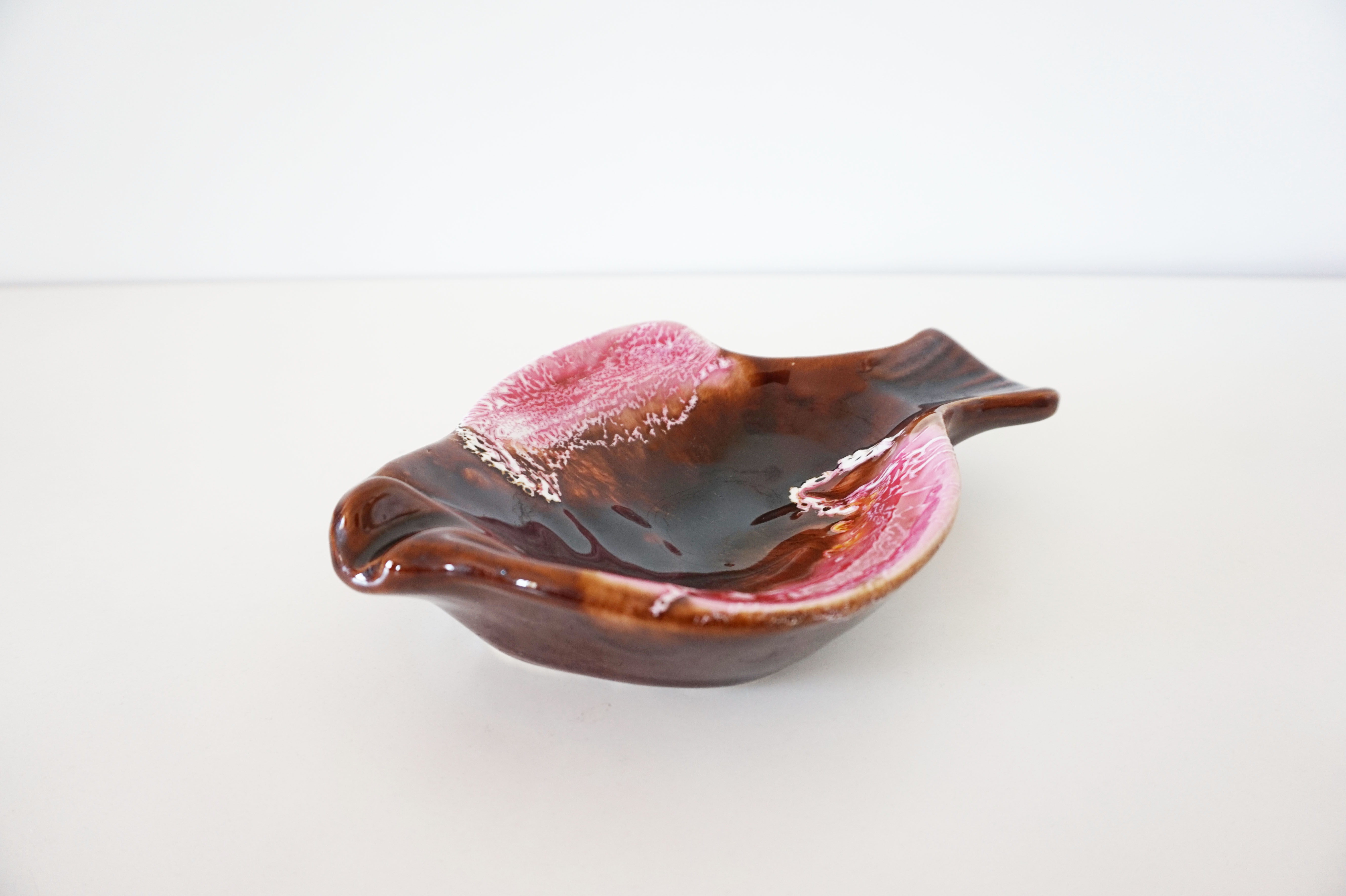 Empty pocket vintage ceramic fish