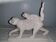 Art deco animal cracked ceramic sculpture La Louvière