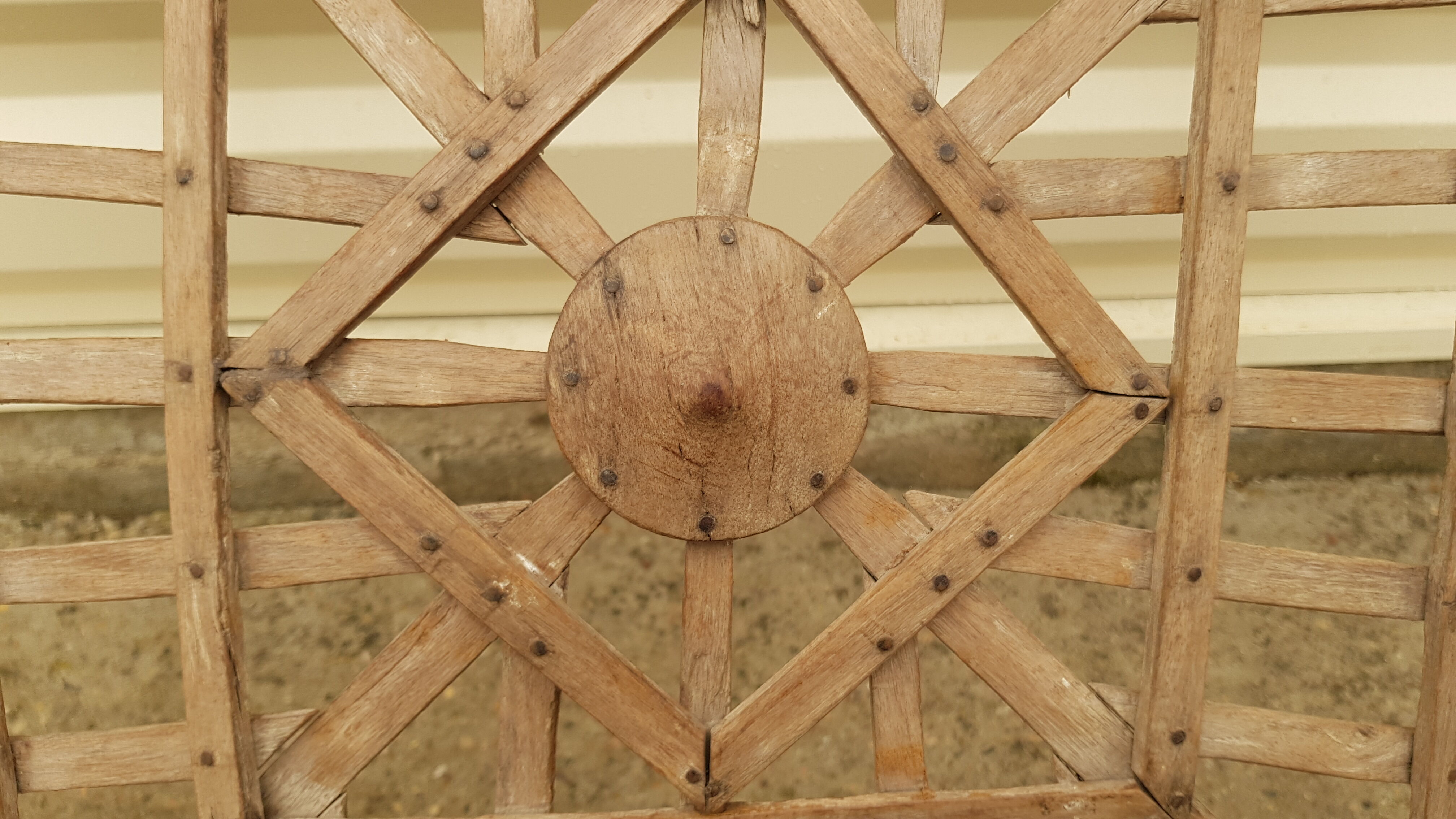 Old teak palanquin roof dome