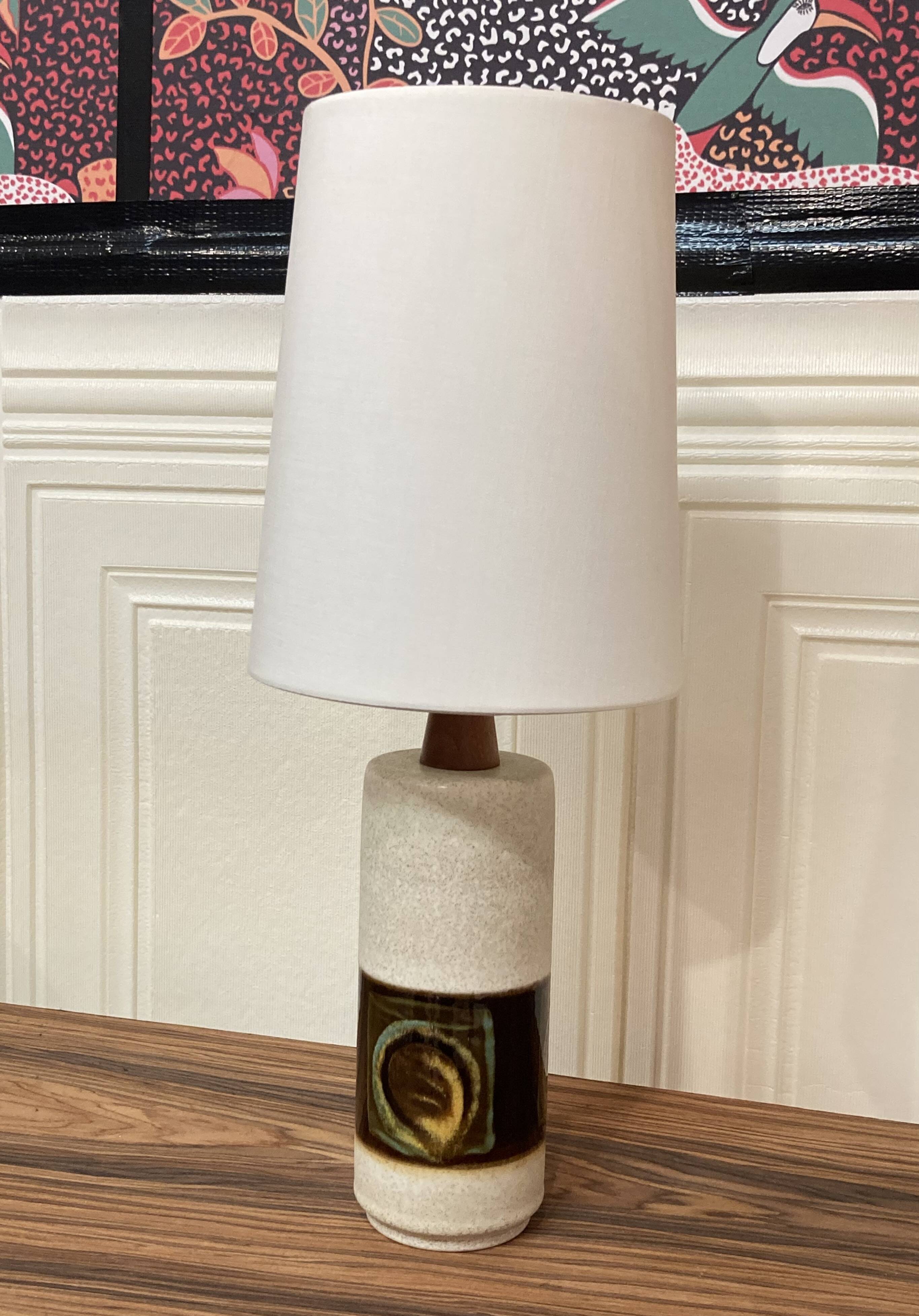 Scandinavian design ceramic lamp 1950.