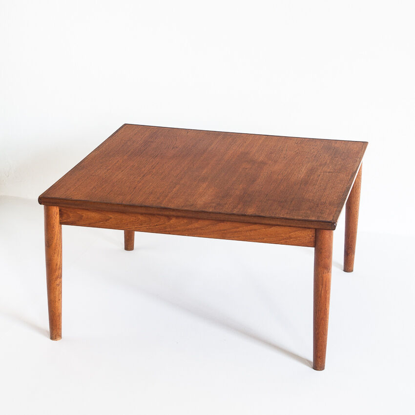 Vintage coffee table scandinavian style teak. france 1960