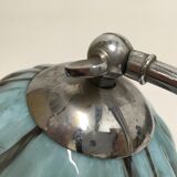 Opaline lamp blue marble art deco