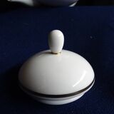 White porcelain teapot