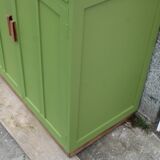 Renovated antique buffet – Herbarium Green (Libéron)