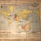 School planisphere Vidal-Lablache 1955 map