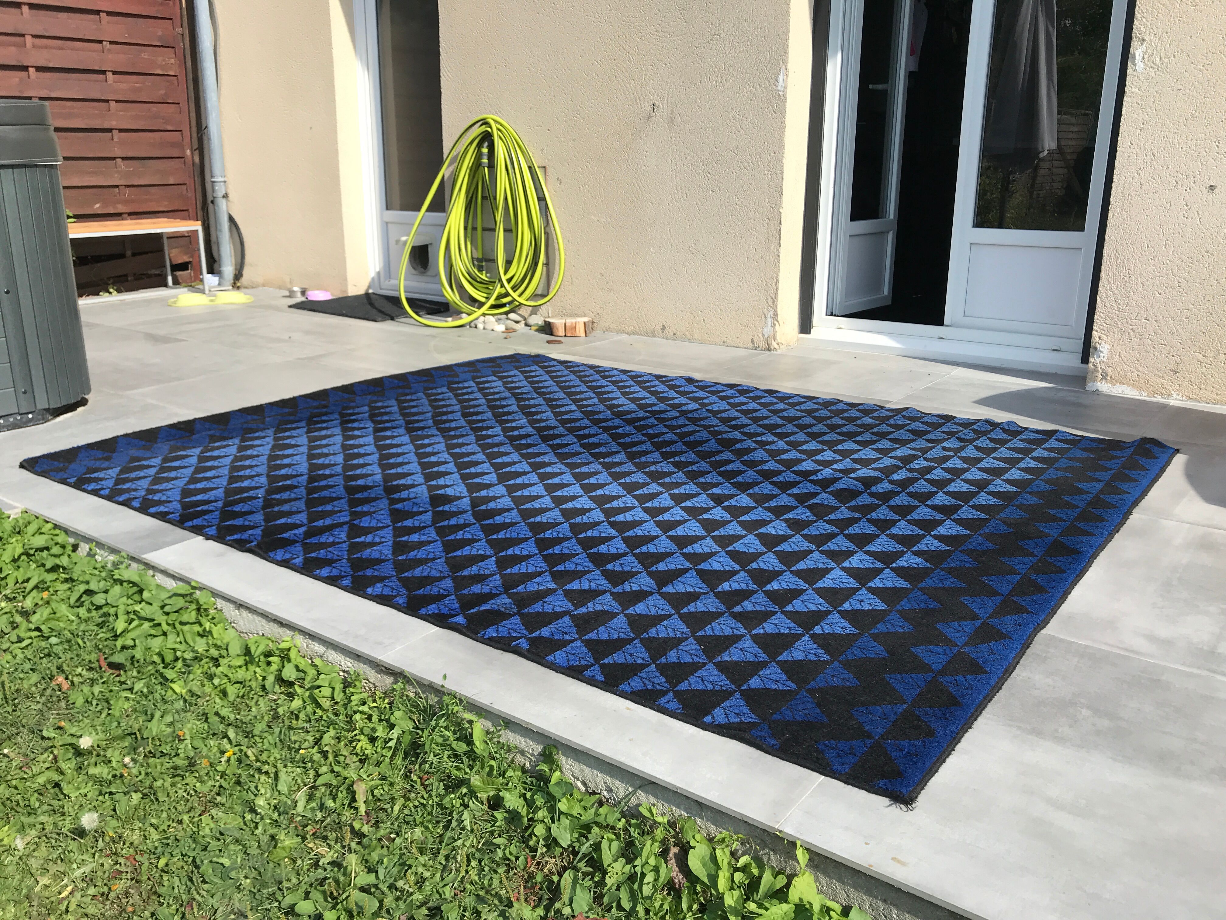 Geometric carpet, 1980 - 199x247cm