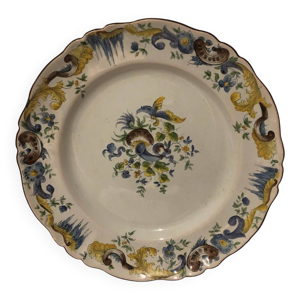 Assiette emile Galle